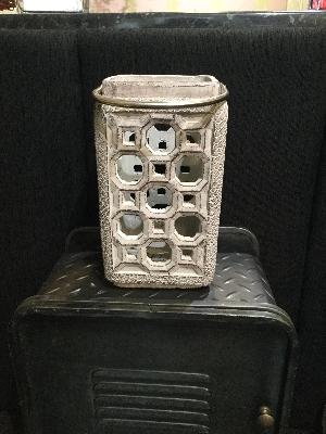 Large 70s style chunky stone lanterns