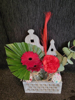Chapel Of Love Red Floral Design