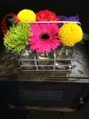vintage milk bottle crate