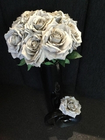 Vintage Grey Roses