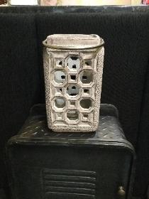 Large 70s style chunky stone lanterns