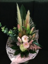 Beautiful Boho style fresh and dried bouquet