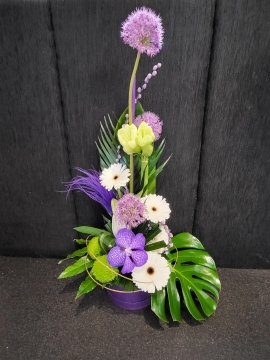 AMAZING AMETHYST LUXURY HAT BOX