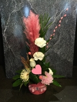 Blush Floral Hatbox