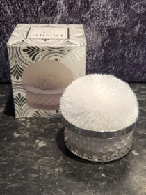 CUTE MINI WHITE POM POM CANDLE