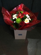 Merry berry Christmas aqua pack bouquet