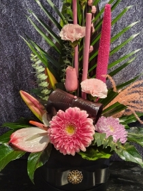 PERFECTLY PINK LUXURY BLACK HAT BOX DESIGN