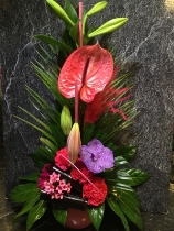 PINKY PURPLE LUXURY ORCHID ARRANGEMENT