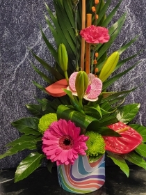 PSYCHEDELIC SENSATION POT ARRANGEMENT