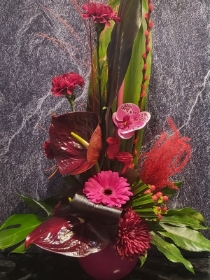 RUBY TUESDAY DESIGN IN HOT PINK BOWL