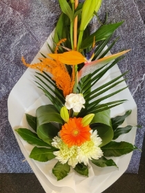 TROPICAL TANGERINE TREAT BOUQUET