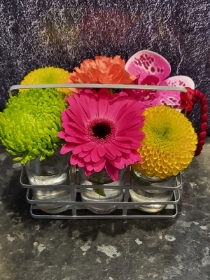 VIBRANT VINTAGE MILK BOTTLE CRATE