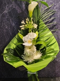 WHITE PEACE LILY HANDTIED