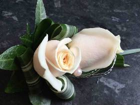 White Rose Corsage